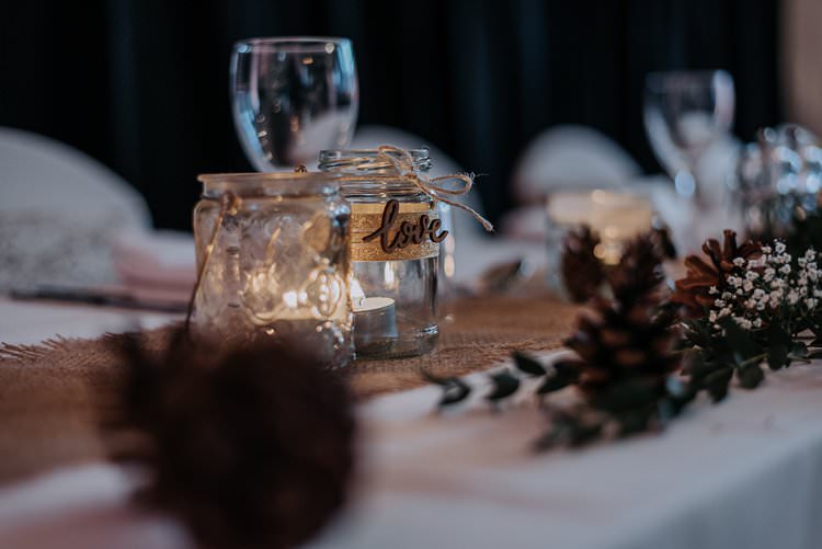Tea Lights Candles Decor Twinkly Rustic Winter Wonderland Wedding https://www.kazooieloki.co.uk/