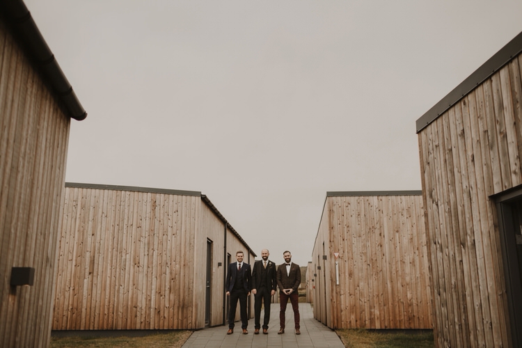 Groom Groomsmen Simple Tweed Suits Nordic Scandinavian Style | Intimate Adventurous Emotional Iceland Wedding http://www.thecurries.co/