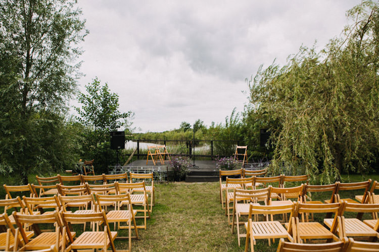 Outdoor Ceremony Joyful Homespun Humanist Farm Camping Wedding https://aniaames.co.uk/