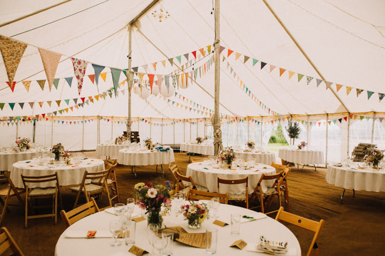 Marquee Bunting Rustic Decor Joyful Homespun Humanist Farm Camping Wedding https://aniaames.co.uk/