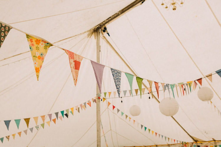 Bunting Lanterns Joyful Homespun Humanist Farm Camping Wedding https://aniaames.co.uk/