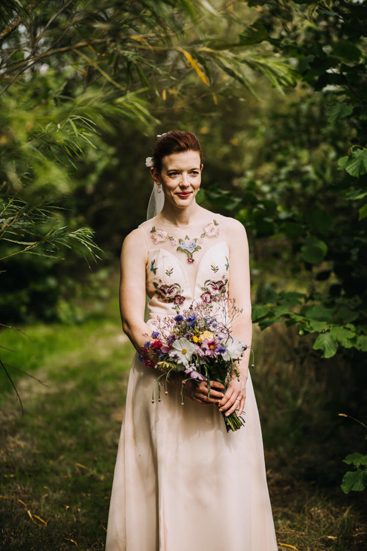 ASOS Floral Dress Gown Bride Bridal Joyful Homespun Humanist Farm Camping Wedding https://aniaames.co.uk/