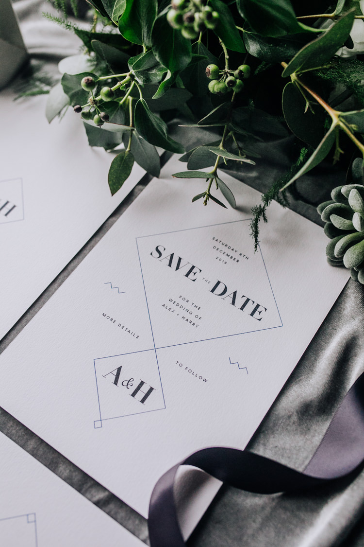 Modern Stationery Invites Invitations Ocean Clifftop Elopement Wedding Ideas North Wales https://www.claracooperphotography.com/