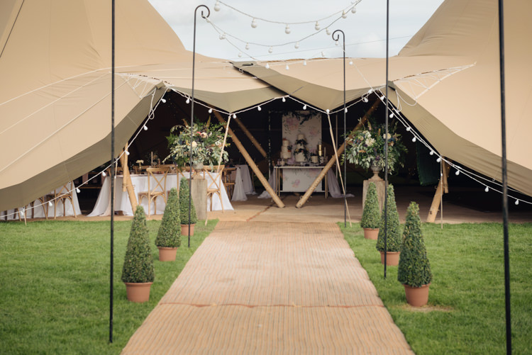 Pretty Blush Floral Tipi Wedding Ideas https://www.sarahvivienne.co.uk/