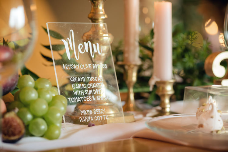 Acrylic Perspex Stationery Signs Lettering Calligraphy Pretty Blush Floral Tipi Wedding Ideas https://www.sarahvivienne.co.uk/