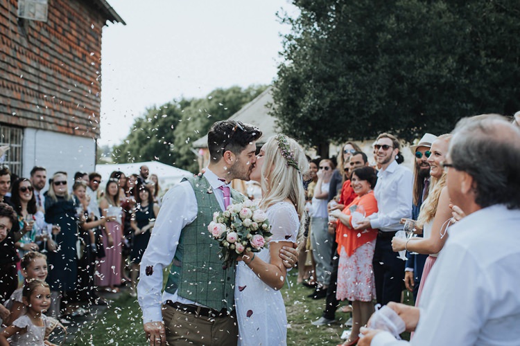 ConfettI Rustic Homespun Country Chapel Barn Wedding Sussex http://www.olegssamsonovsphotography.com/