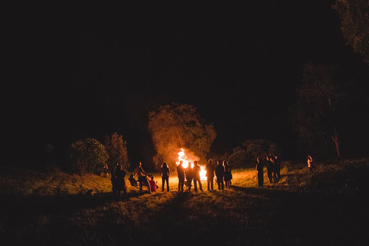 Outdoor Field Forest Wild Nature Marquee Tipi Night Bonfire | Breathtaking Secluded Back Garden Open Sided Tent Wedding Vermont https://kickasscouples.com/