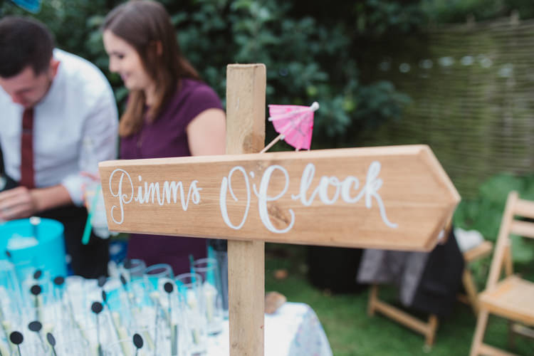 Pimms O Clock Natural Country Garden Hand Crafted Wedding https://emilytylerphotography.com/