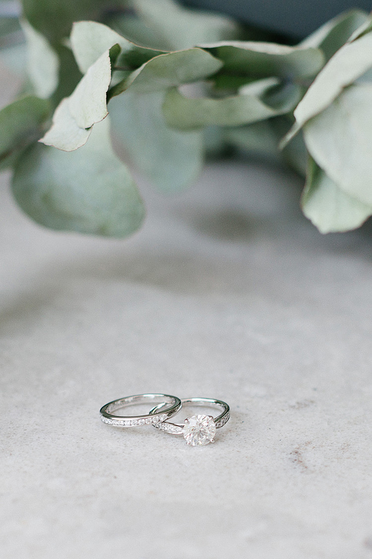 Rings Bands Diamond Princess Understated Elegance Greenery Natural Wedding Gaynes Park Essex http://ilariapetrucci.co.uk/