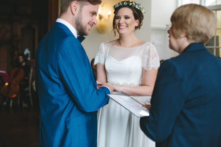 Pretty Spring Yellow Fun Personal Wedding Yeldersley Hall Derbyshire http://www.elliegracephotography.co.uk/
