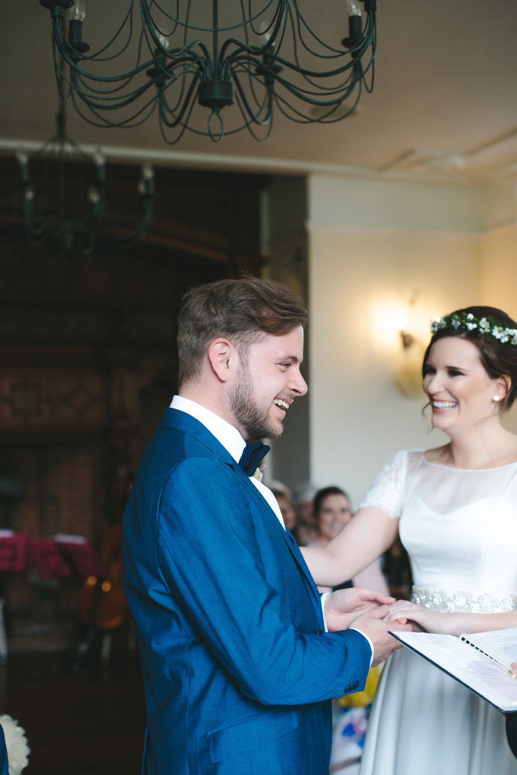 Pretty Spring Yellow Fun Personal Wedding Yeldersley Hall Derbyshire http://www.elliegracephotography.co.uk/