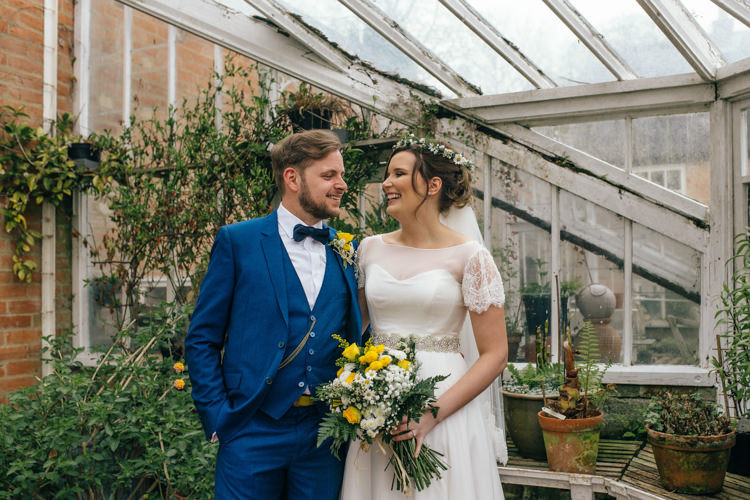 Pretty Spring Yellow Fun Personal Wedding Yeldersley Hall Derbyshire http://www.elliegracephotography.co.uk/