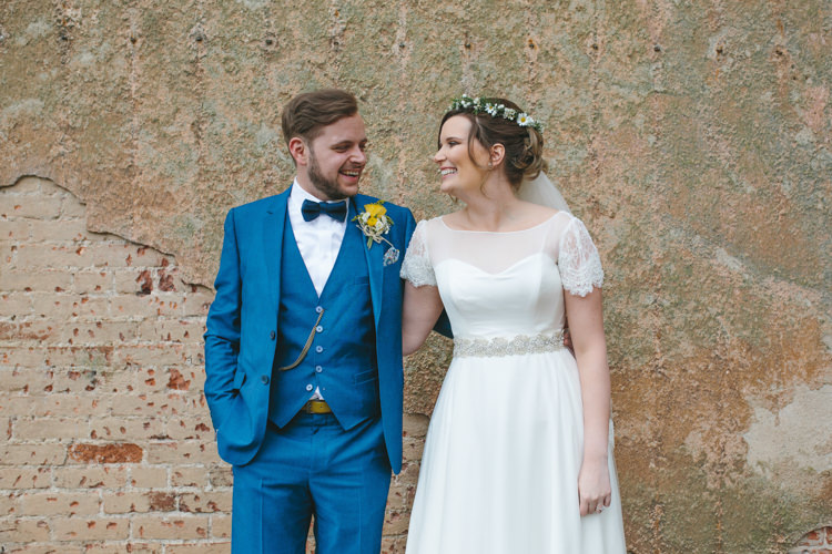 Pretty Spring Yellow Fun Personal Wedding Yeldersley Hall Derbyshire http://www.elliegracephotography.co.uk/