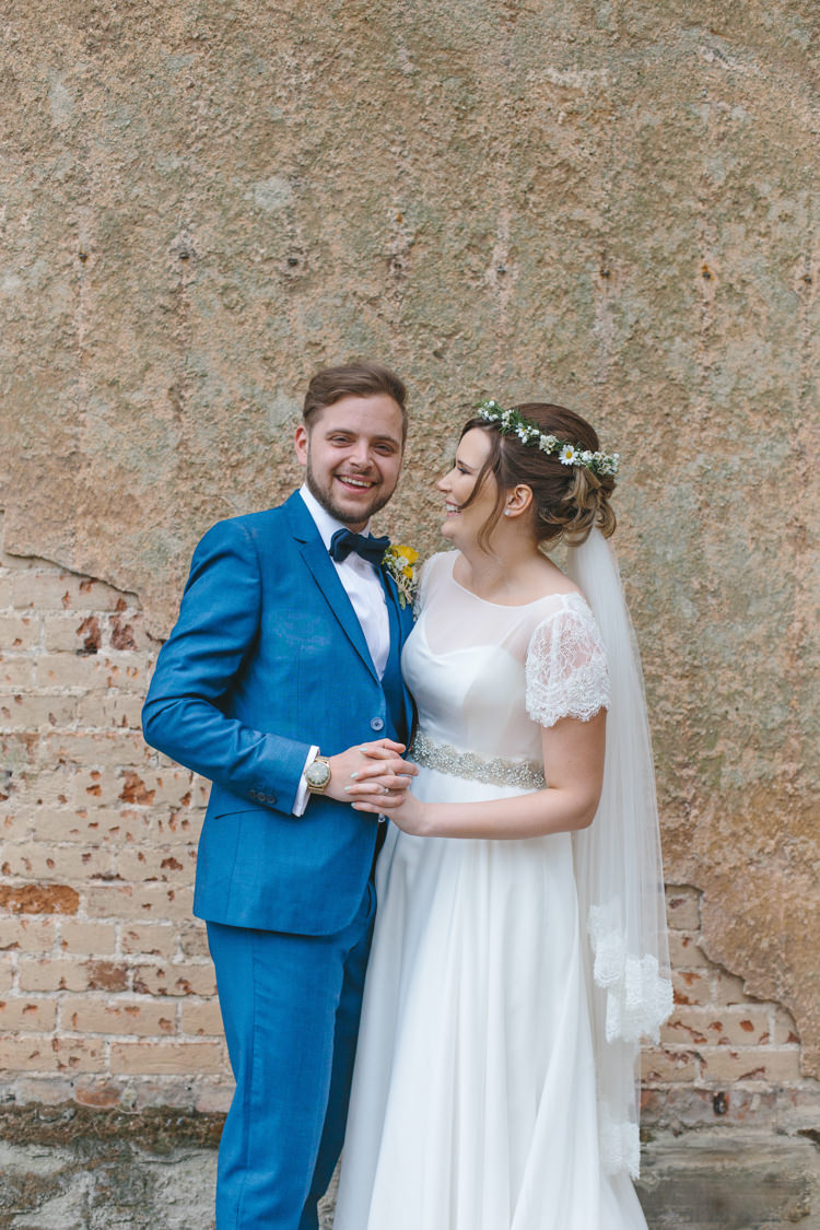 Pretty Spring Yellow Fun Personal Wedding Yeldersley Hall Derbyshire http://www.elliegracephotography.co.uk/