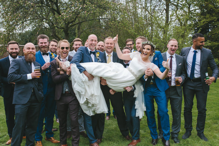Pretty Spring Yellow Fun Personal Wedding Yeldersley Hall Derbyshire http://www.elliegracephotography.co.uk/