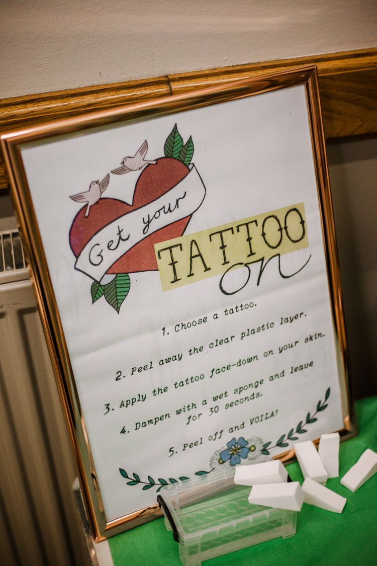 Temporary Tattoo Station Transfer Fun DIY Wedding New Walk Museum Leicester https://www.daniellefrancescaphotography.com/
