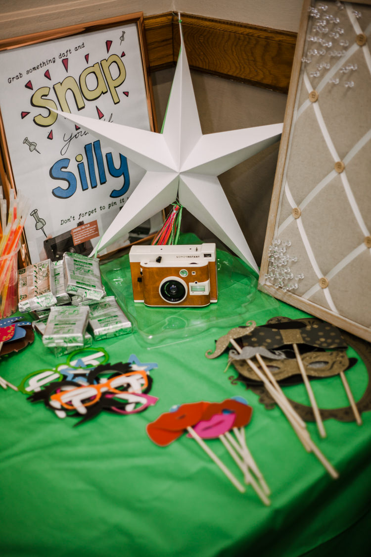 Photo Booth Polaroid Board Mask Fun DIY Wedding New Walk Museum Leicester https://www.daniellefrancescaphotography.com/