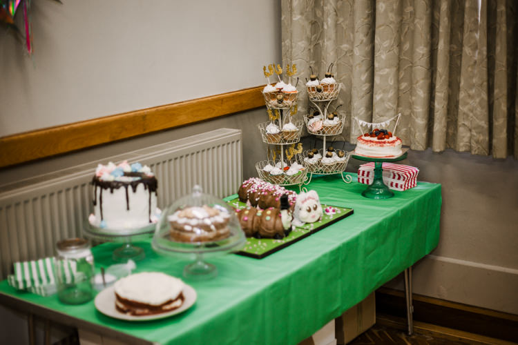 Cake Table Colin Caterpillar Dessert Bake Off Fun DIY Wedding New Walk Museum Leicester https://www.daniellefrancescaphotography.com/