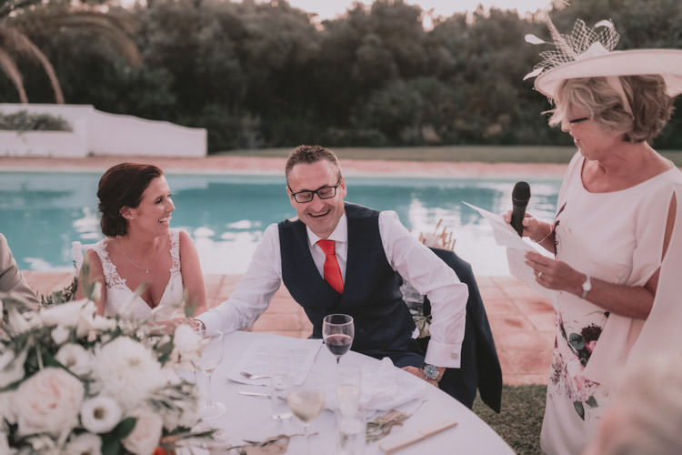Outdoor Fields Garden Villa Italy Rustic Natural Vineyard Orchard Bride Groom Speeches | Sage Green Mediterranean Destination Wedding Spain https://www.kinoortega.com/