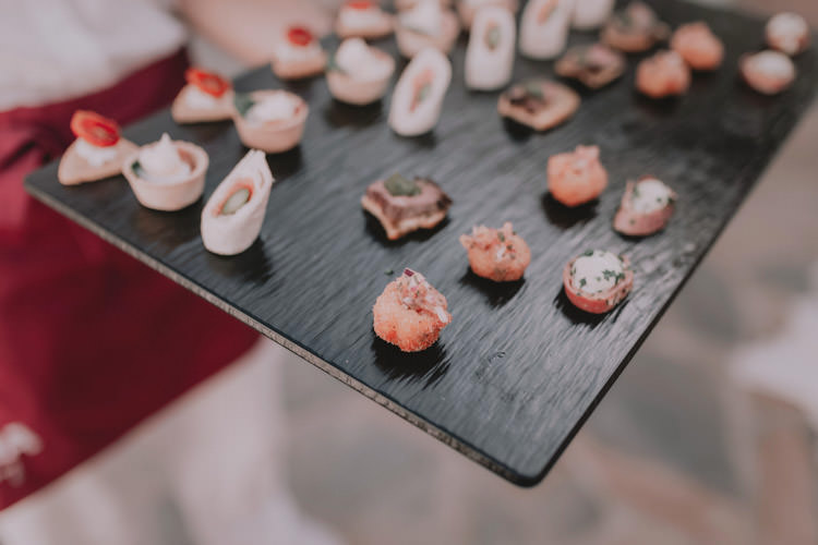 Outdoor Fields Garden Villa Italy Rustic Natural Vineyard Orchard Reception Spanish Canapes | Sage Green Mediterranean Destination Wedding Spain https://www.kinoortega.com/