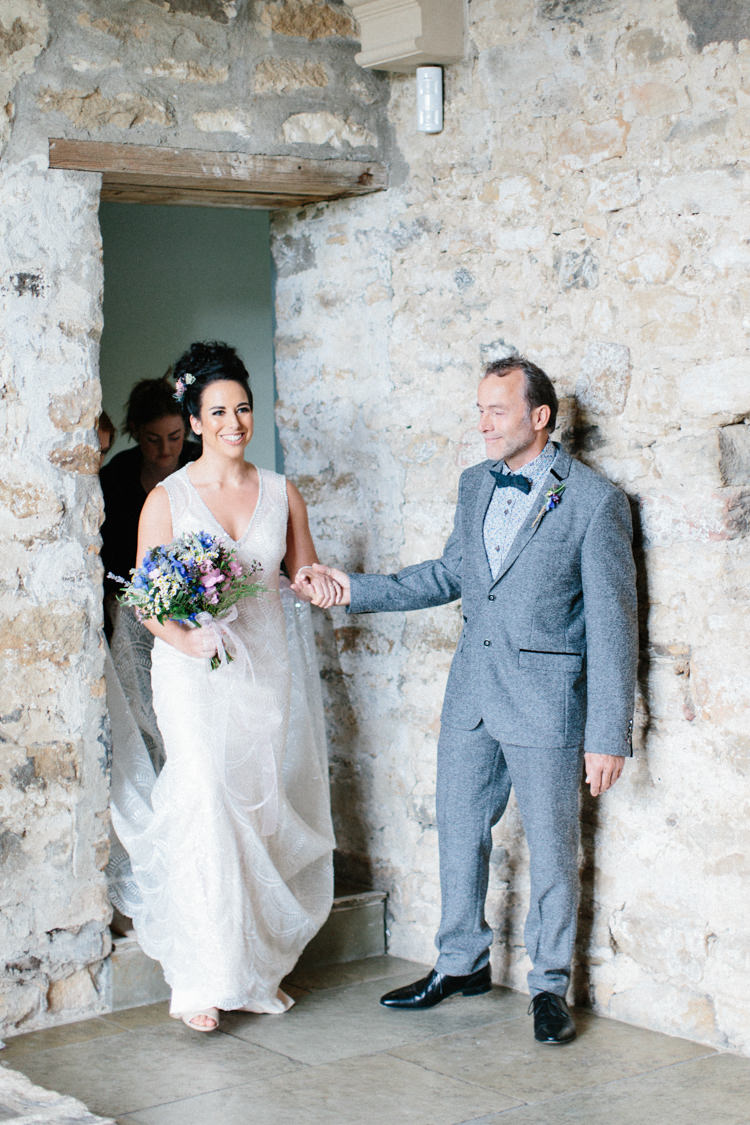 Fun Joyful Pink Blue Summer Healey Barn Wedding Northumberland http://www.melissabeattie.com/