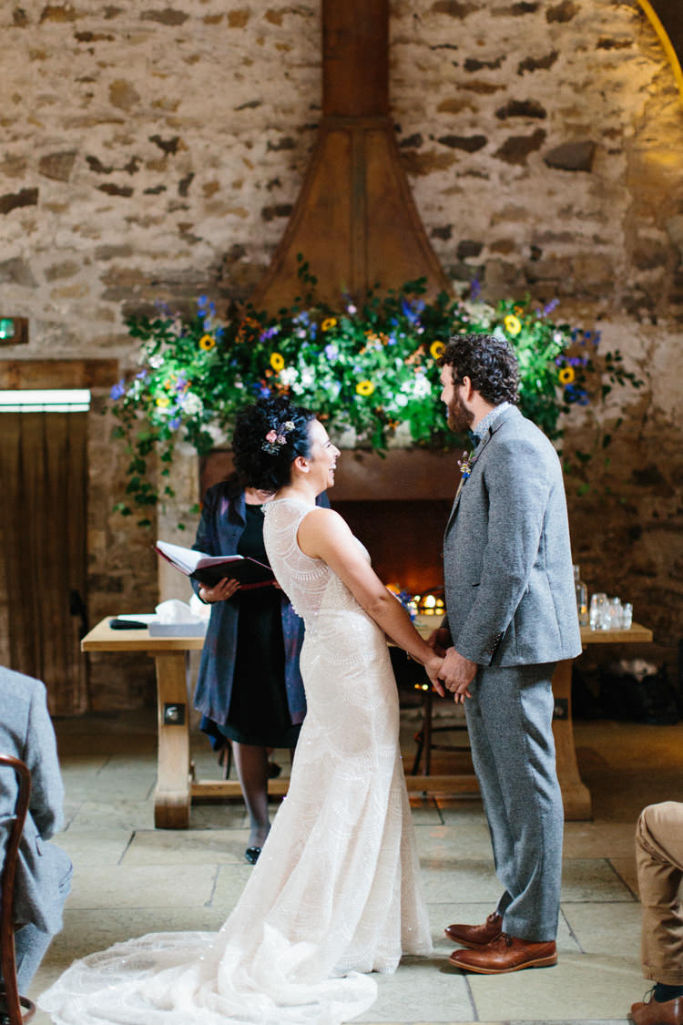 Fun Joyful Pink Blue Summer Healey Barn Wedding Northumberland http://www.melissabeattie.com/