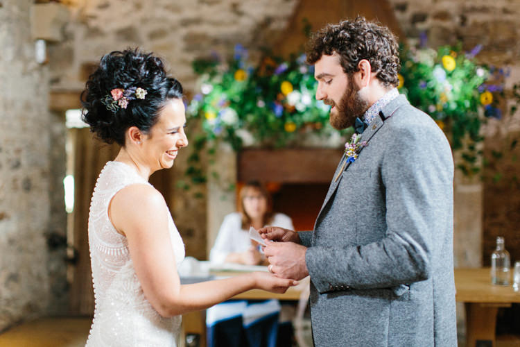 Fun Joyful Pink Blue Summer Healey Barn Wedding Northumberland http://www.melissabeattie.com/