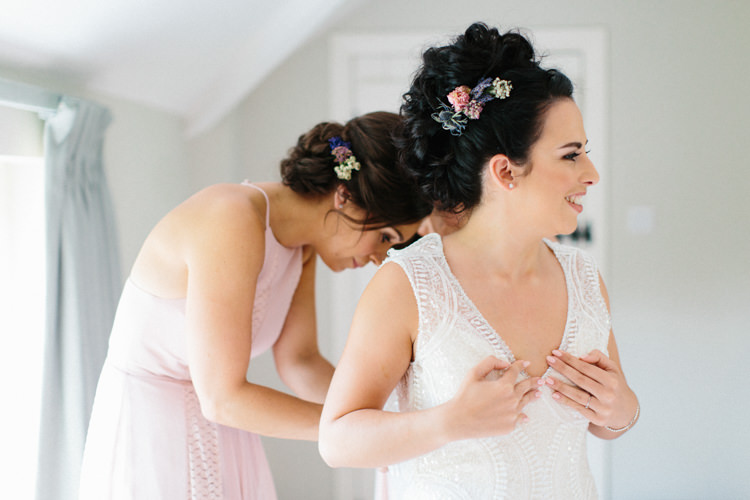 Fun Joyful Pink Blue Summer Healey Barn Wedding Northumberland http://www.melissabeattie.com/