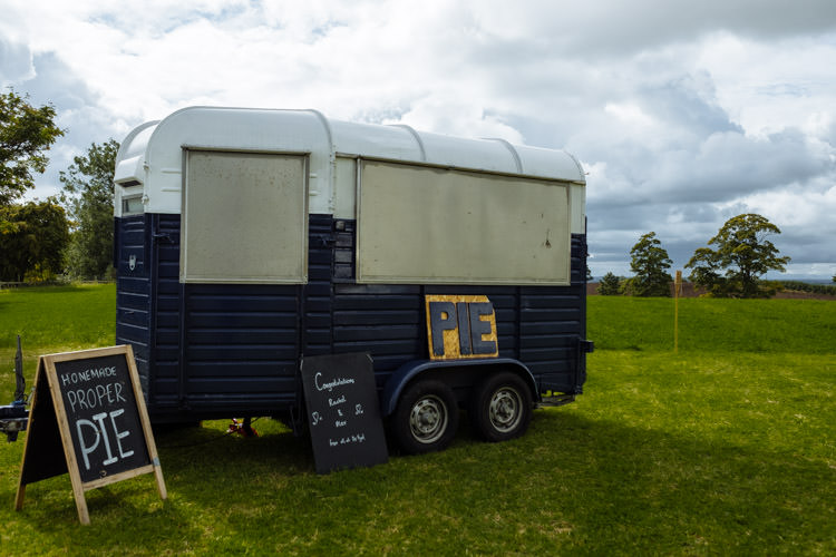 DIY Pie Food Truck Marquee Tipi Seasonal Alternative Hippy Farm Field Garden Wedding | Homegrown Community Eclectic Rural Yorkshire Wedding https://toastofleeds.co.uk/