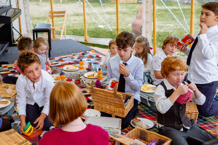 DIY Marquee Tipi Kids Picnic Alternative Hippy Forest Farm Field Garden Wedding | Homegrown Community Eclectic Rural Yorkshire Wedding https://toastofleeds.co.uk/