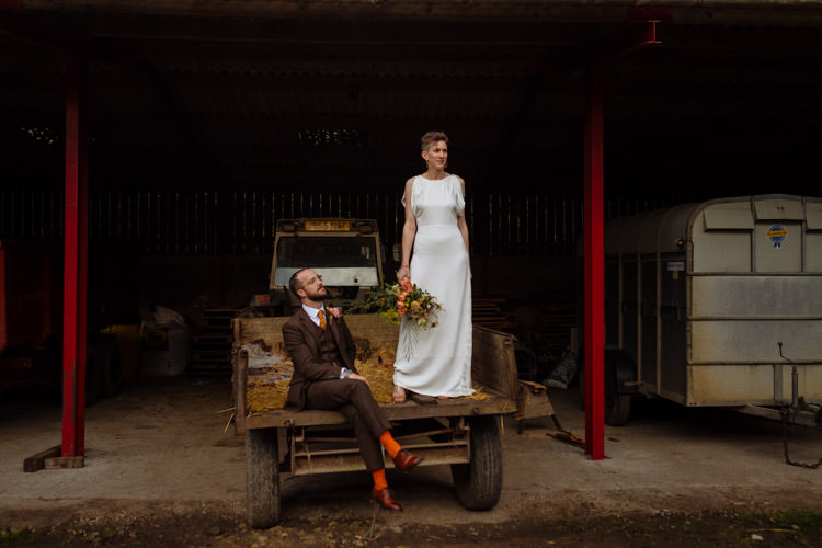 DIY Bride Groom Alternative Hippy Forest Farm Truck Field Garden Wedding | Homegrown Community Eclectic Rural Yorkshire Wedding https://toastofleeds.co.uk/