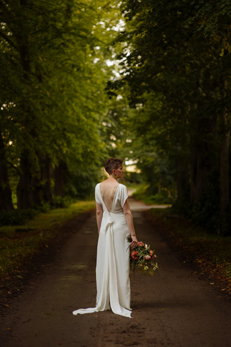 DIY Bride Wildflower Bouquet Alternative Hippy Forest Farm Field Garden Wedding | Homegrown Community Eclectic Rural Yorkshire Wedding https://toastofleeds.co.uk/