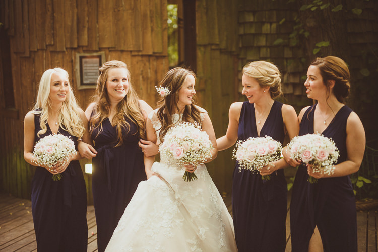 Long Navy Blue Bridesmaid Dresses Maxi Rustic Relaxed Woodsy Alnwick Treehouse Northumberland Wedding http://www.mattpenberthy.com/