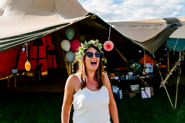 Bright Fun Festival Boho Wedding The Party Field East Sussex http://epiclovestory.co.uk/
