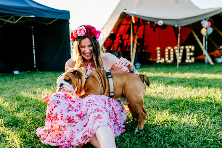Bright Fun Festival Boho Wedding The Party Field East Sussex http://epiclovestory.co.uk/