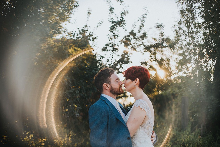 Bride Bridal Maggie Sottero Ivory over Gold V Neck Lace Groom Blue Suit Three Piece Waistcoat Bespoke Colourful Informal Wedding Victorian Fairground Games Elmley Nature Reserve Kent http://www.juliaandyou.com/