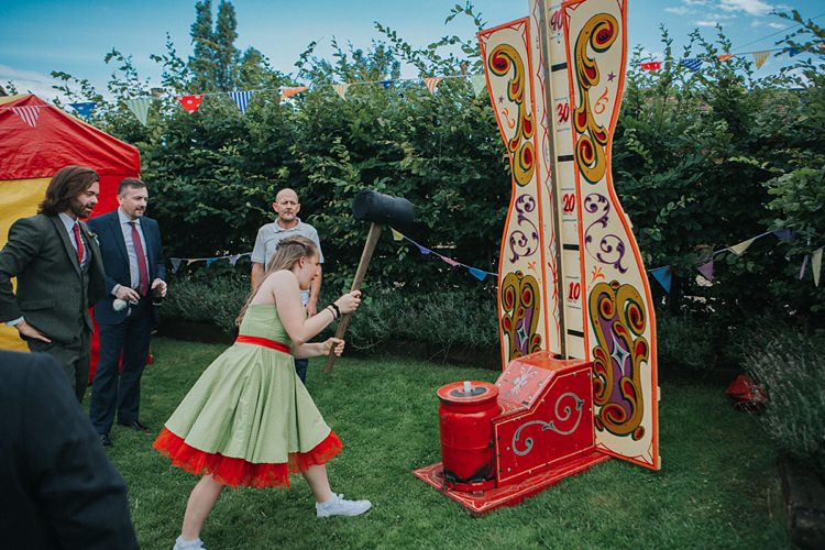 Colourful Informal Wedding Victorian Fairground Games Elmley Nature Reserve Kent http://www.juliaandyou.com/