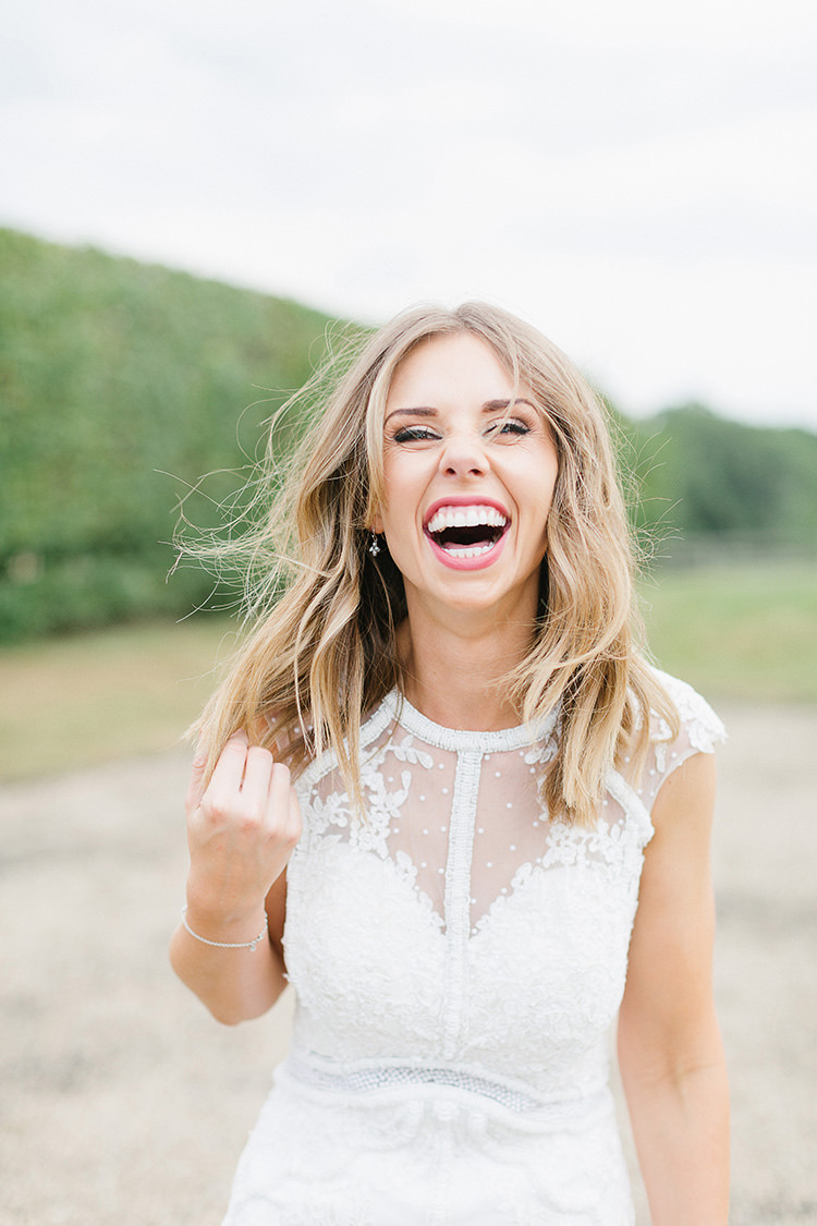 Make Up Bride Bridal Short Hair Balayage Waves Understated Elegance Greenery Natural Wedding Gaynes Park Essex http://ilariapetrucci.co.uk/