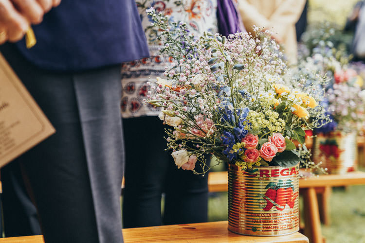 Tin Flowers Wild Autumn Colourful Outdoor Tipi Wedding Tekels Park Surrey https://grahamnixon.com/
