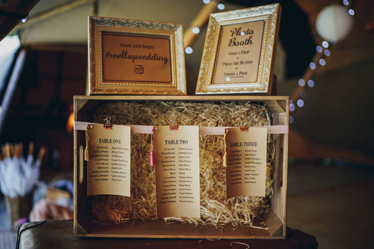 Seating Plan Table Chart Wooden Crate Box Colourful Outdoor Tipi Wedding Tekels Park Surrey https://grahamnixon.com/