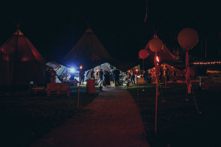 Festoon Lights Balloons Colourful Outdoor Tipi Wedding Tekels Park Surrey https://grahamnixon.com/