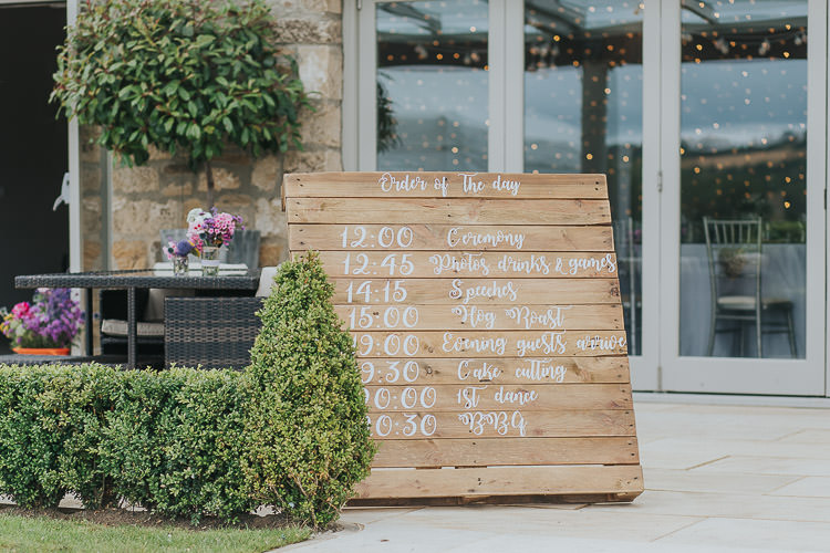 Wooden Pallet Sign Painted Calligraphy Lettering Non-Traditional Country Party Barn Wedding Yorkshire http://www.lauracalderwood.co.uk/