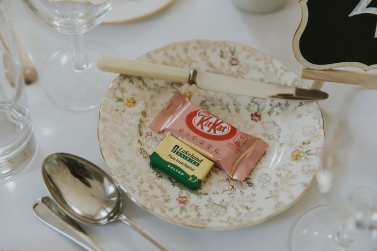 Kit Kat Favours Alternative Vintage 1950s Knighton House Wedding Dorset http://www.paulunderhill.com/