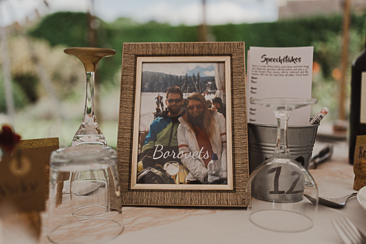 Table Name Frame Photograph Speechstakes Magical Marquee Summer Alveston Pastures Farm Wedding https://willpatrickweddings.com/