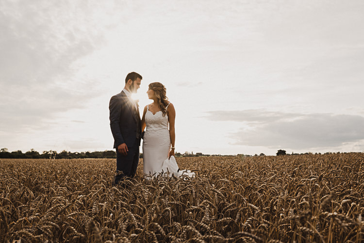 Bride Bridal Sleeveless Backless Dress V Neck Blue Suit Groom Pink Tie Grey Waistcoat Three Piece Magical Marquee Summer Alveston Pastures Farm Wedding https://willpatrickweddings.com/