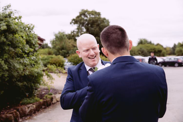 Greenery White Contemporary Wedding Styal Lodge Cheshire http://hayleybaxterphotography.com/