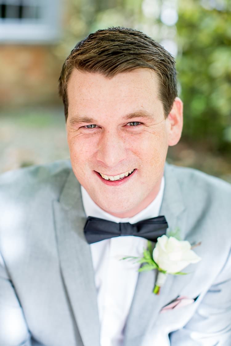 Groom Groomsmen Groomsman Suits Bow Tie Braces Grey Rustic Autumn Blush Pink Gold Wedding Narborough Hall Gardens Norfolk http://katherineashdown.co.uk/