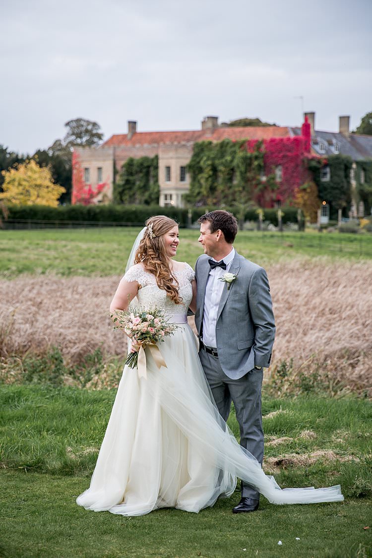 Rustic Autumn Blush Pink Gold Wedding Narborough Hall Gardens Norfolk http://katherineashdown.co.uk/