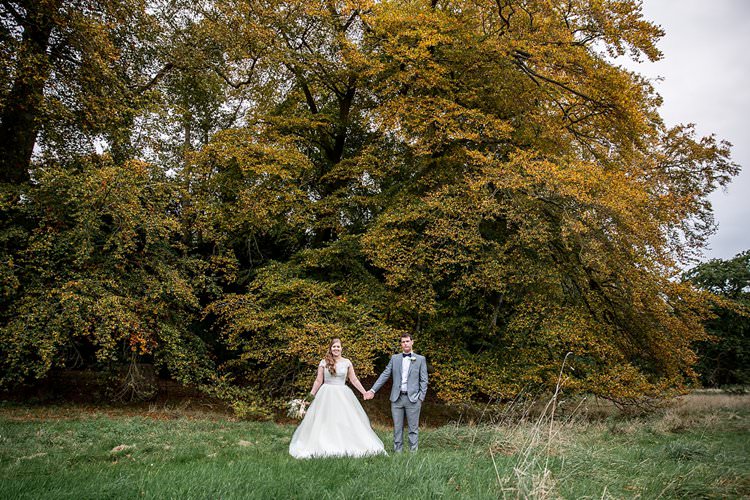 Rustic Autumn Blush Pink Gold Wedding Narborough Hall Gardens Norfolk http://katherineashdown.co.uk/