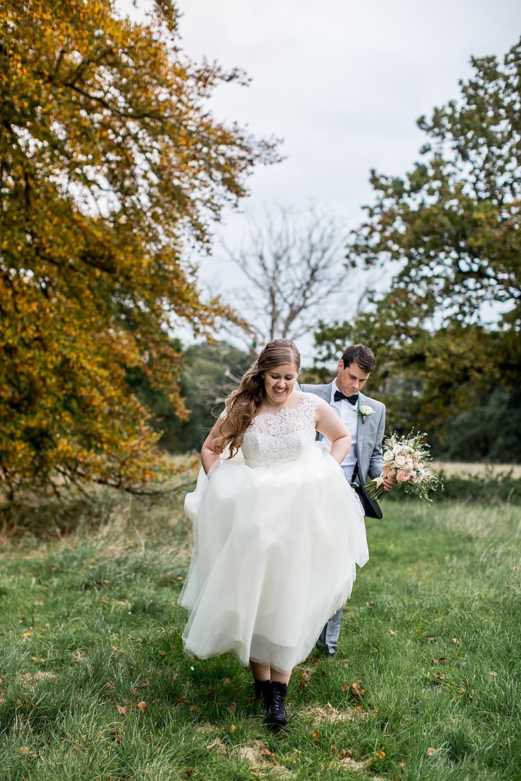 Rustic Autumn Blush Pink Gold Wedding Narborough Hall Gardens Norfolk http://katherineashdown.co.uk/